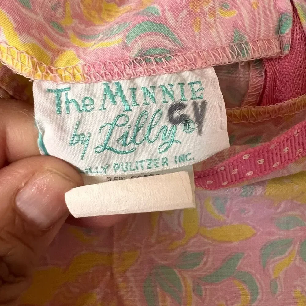 Vintage 1960’s “The Minnie” By Lilly Pulitzer Size 12 Girls Floral Dress